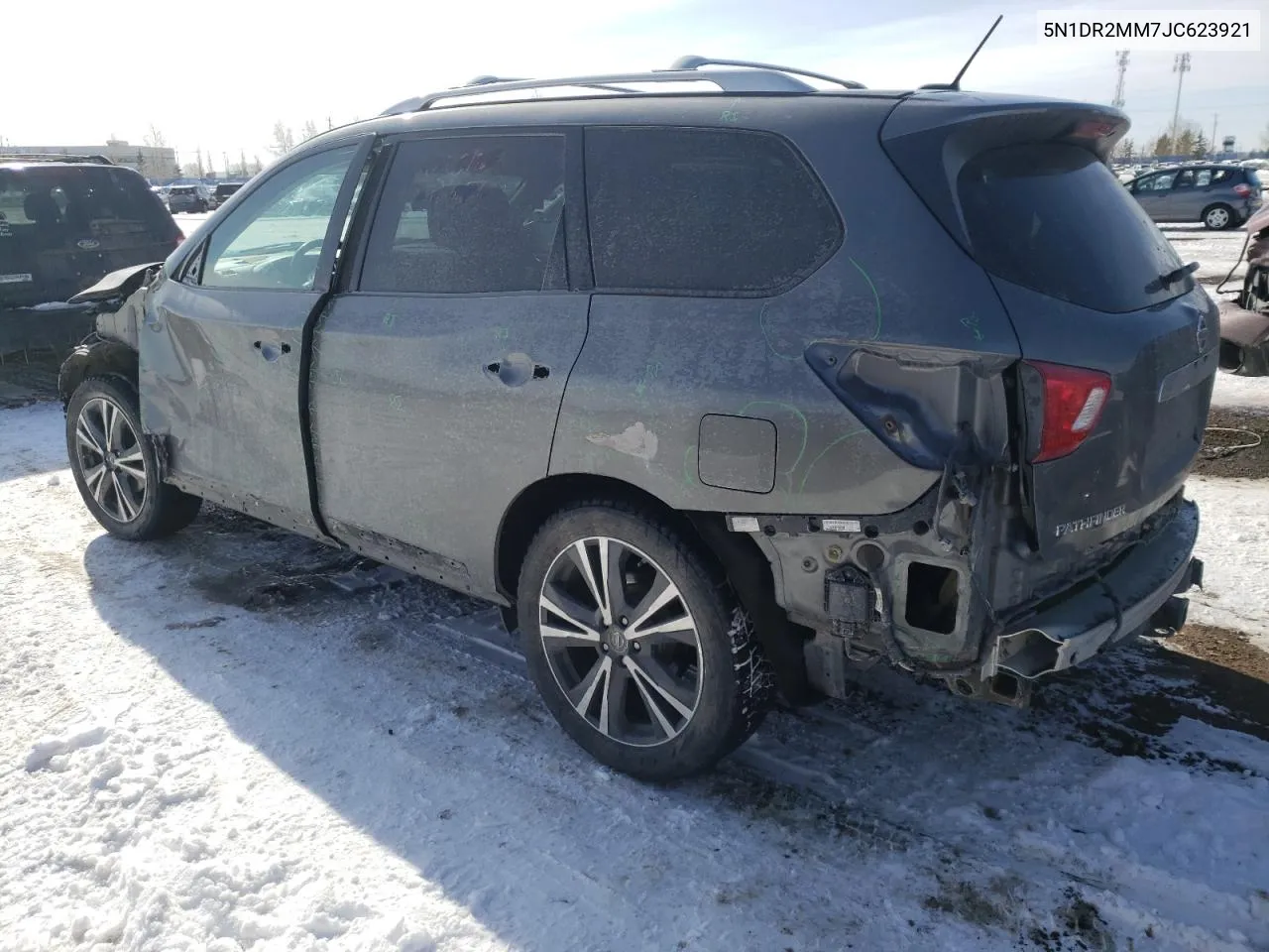 2018 Nissan Pathfinder S VIN: 5N1DR2MM7JC623921 Lot: 43611254