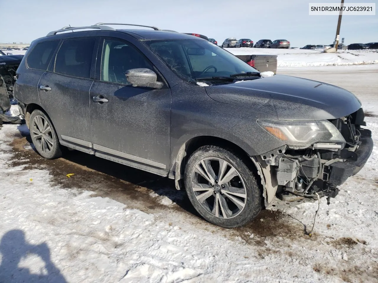 2018 Nissan Pathfinder S VIN: 5N1DR2MM7JC623921 Lot: 43611254