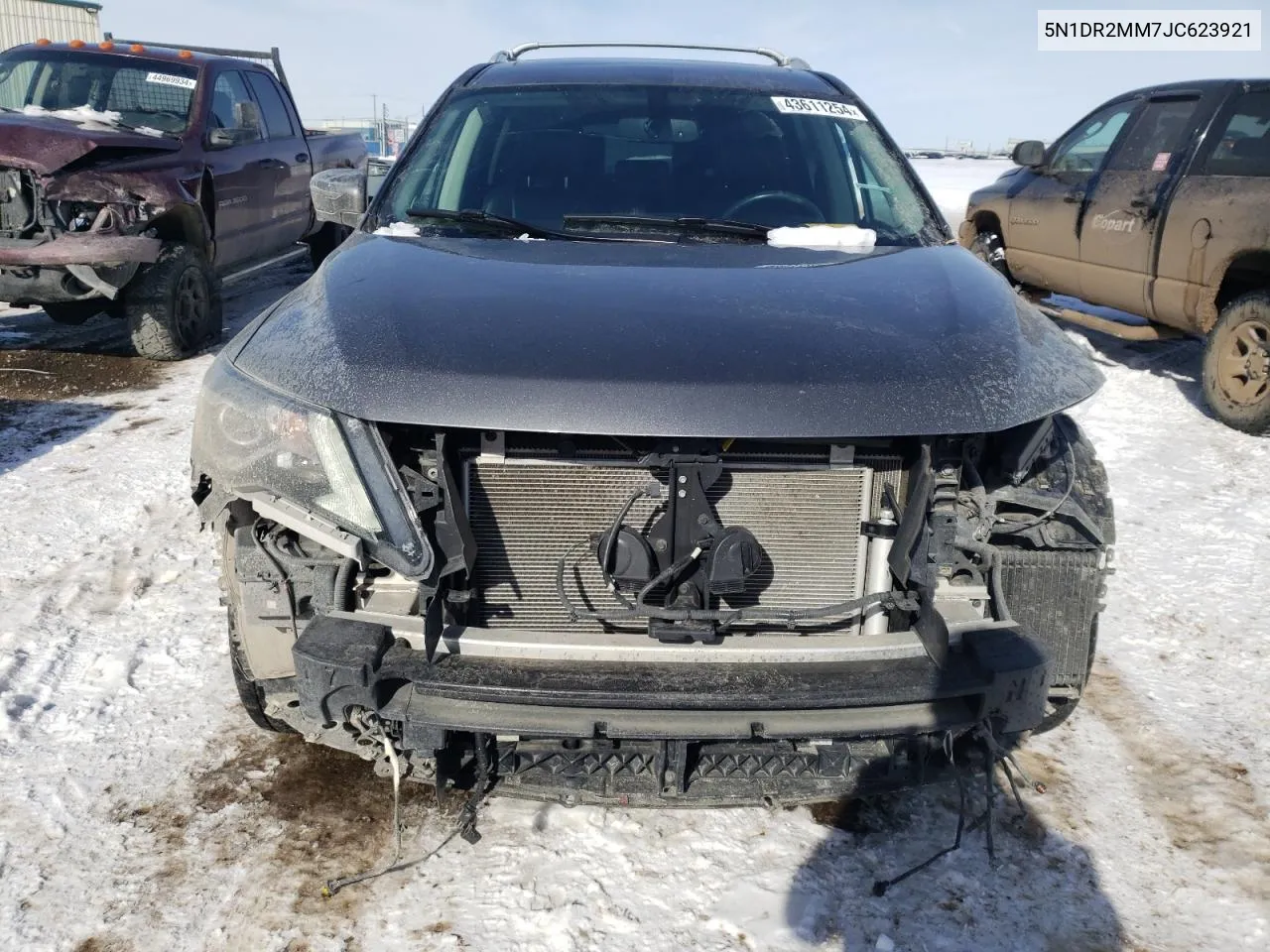 2018 Nissan Pathfinder S VIN: 5N1DR2MM7JC623921 Lot: 43611254