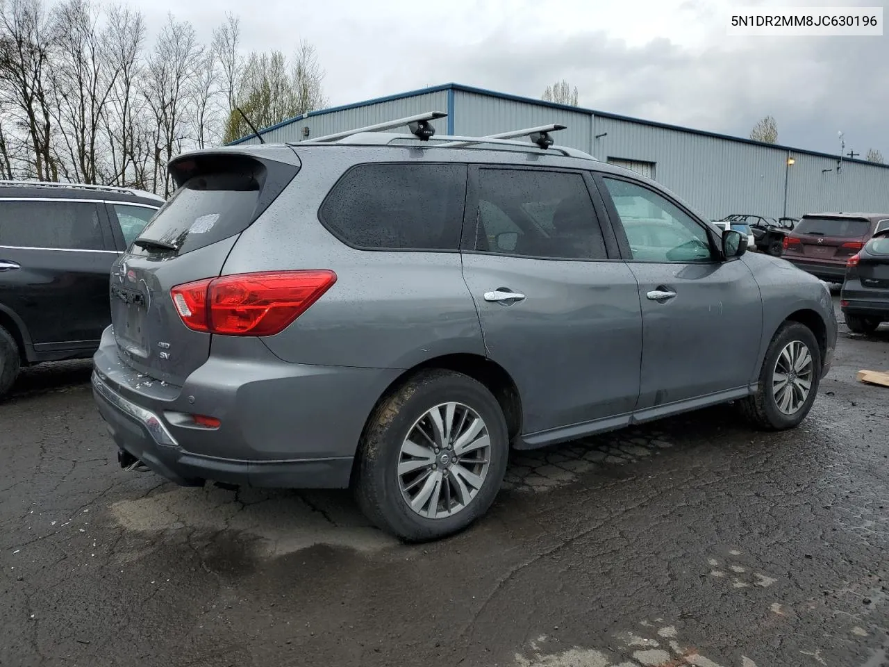 2018 Nissan Pathfinder S VIN: 5N1DR2MM8JC630196 Lot: 49831184