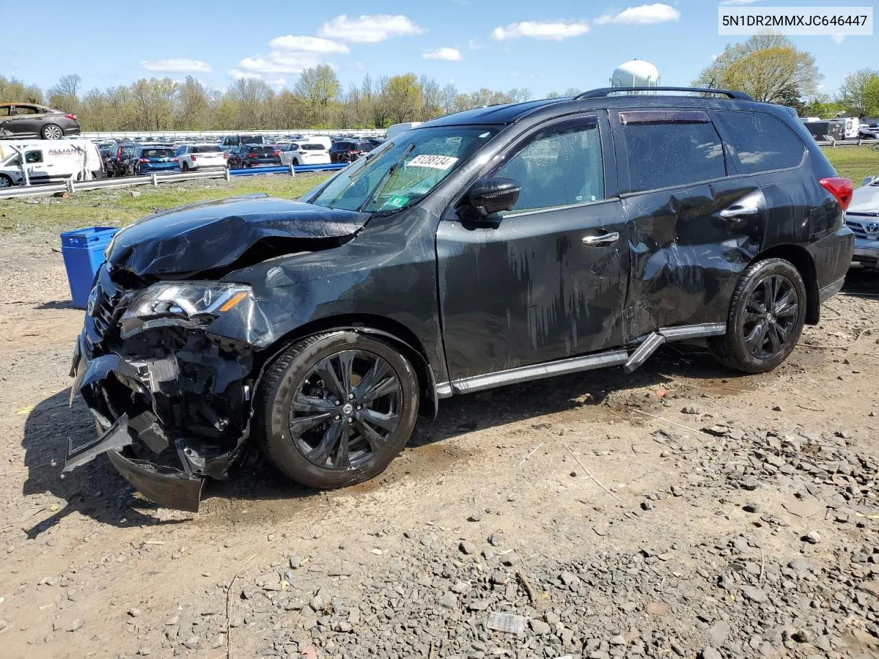 5N1DR2MMXJC646447 2018 Nissan Pathfinder S