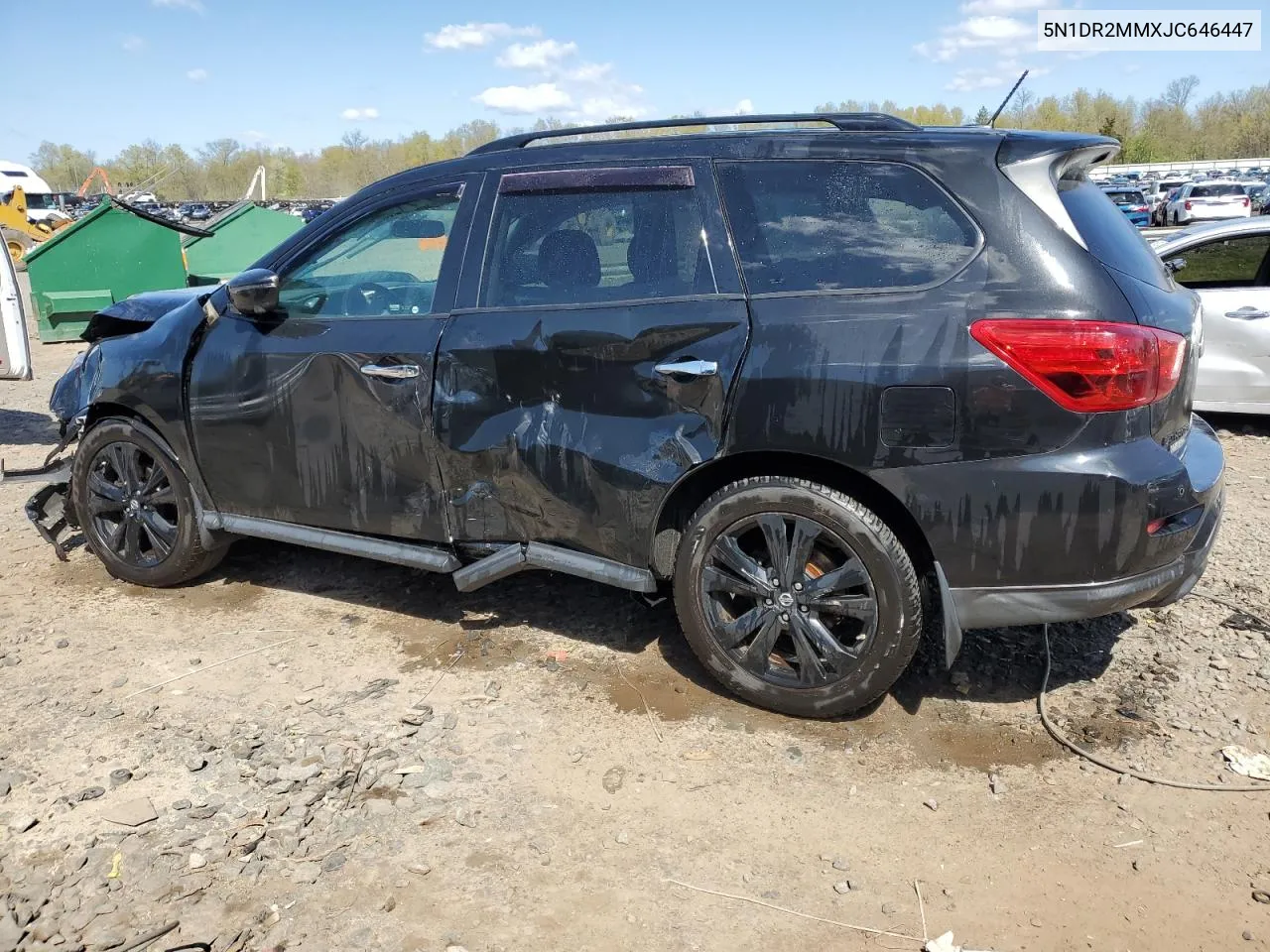 2018 Nissan Pathfinder S VIN: 5N1DR2MMXJC646447 Lot: 51288134