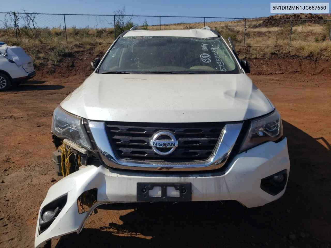 5N1DR2MN1JC667650 2018 Nissan Pathfinder S