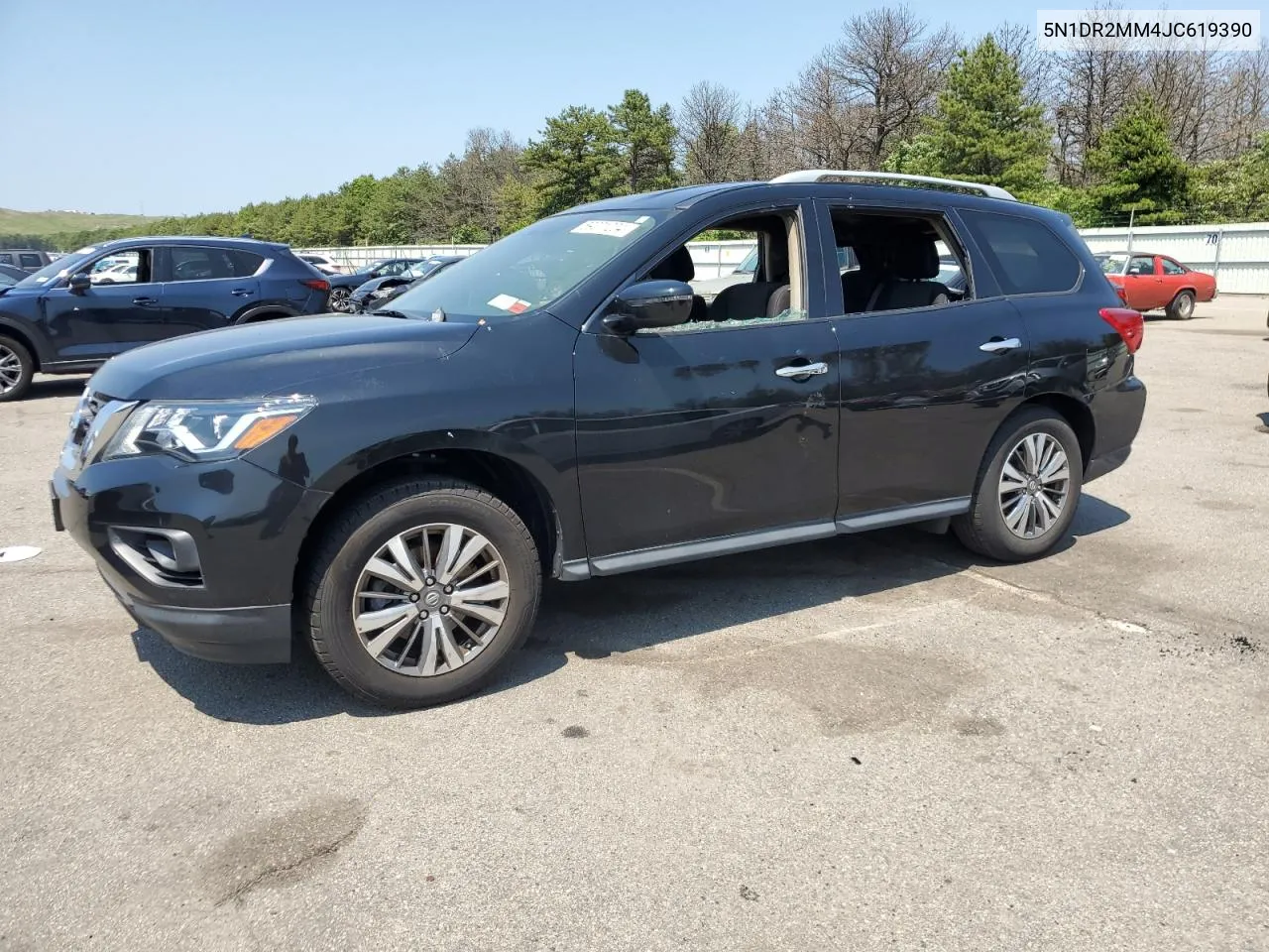 2018 Nissan Pathfinder S VIN: 5N1DR2MM4JC619390 Lot: 59271204