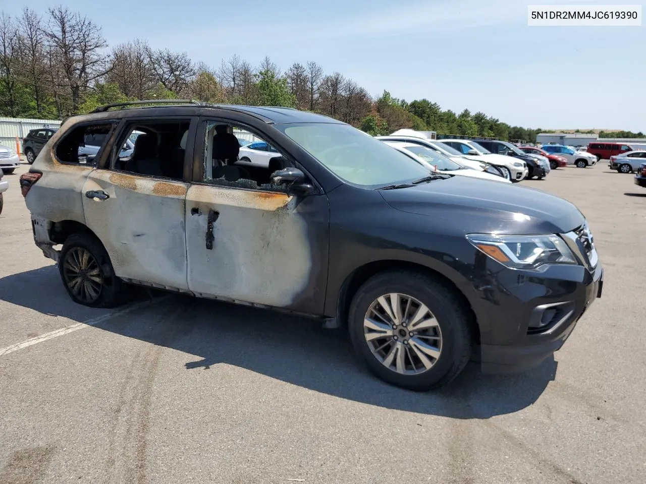 2018 Nissan Pathfinder S VIN: 5N1DR2MM4JC619390 Lot: 59271204