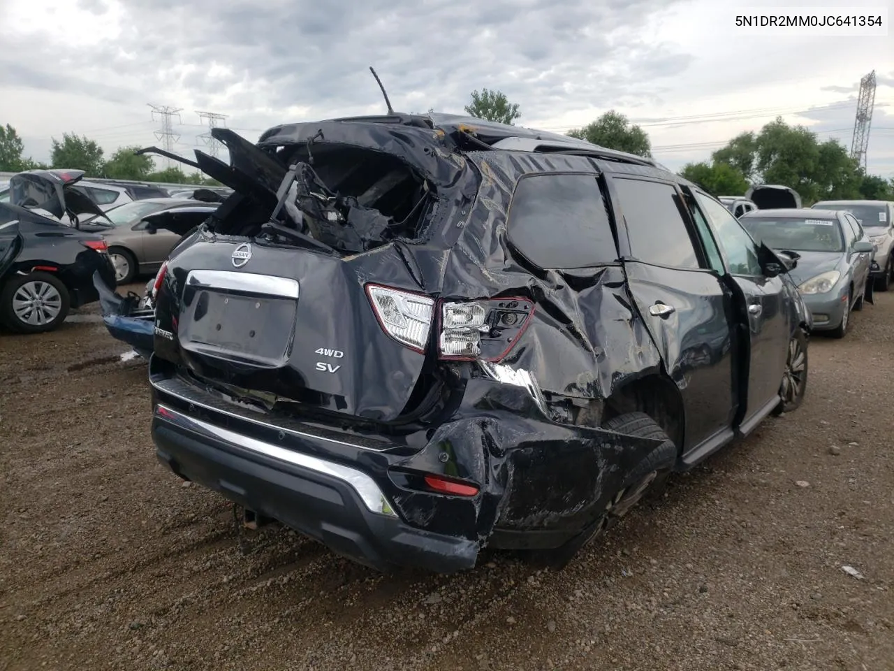 2018 Nissan Pathfinder S VIN: 5N1DR2MM0JC641354 Lot: 60659784