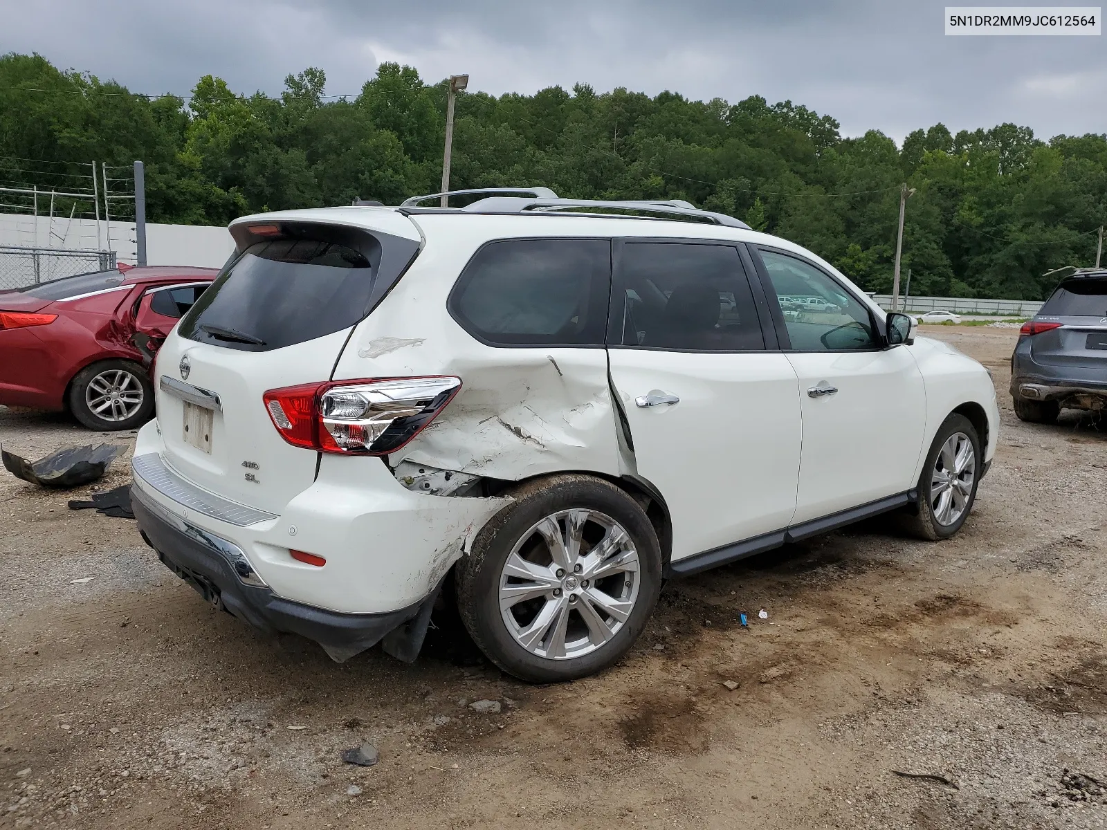 2018 Nissan Pathfinder S VIN: 5N1DR2MM9JC612564 Lot: 63850754