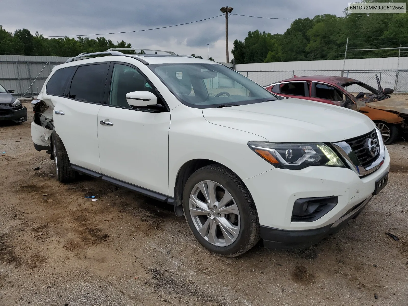 2018 Nissan Pathfinder S VIN: 5N1DR2MM9JC612564 Lot: 63850754