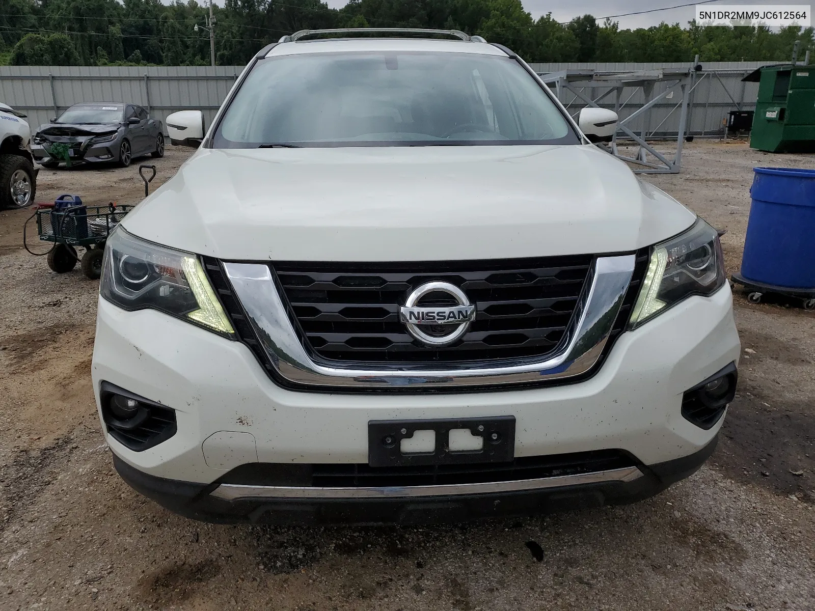 2018 Nissan Pathfinder S VIN: 5N1DR2MM9JC612564 Lot: 63850754