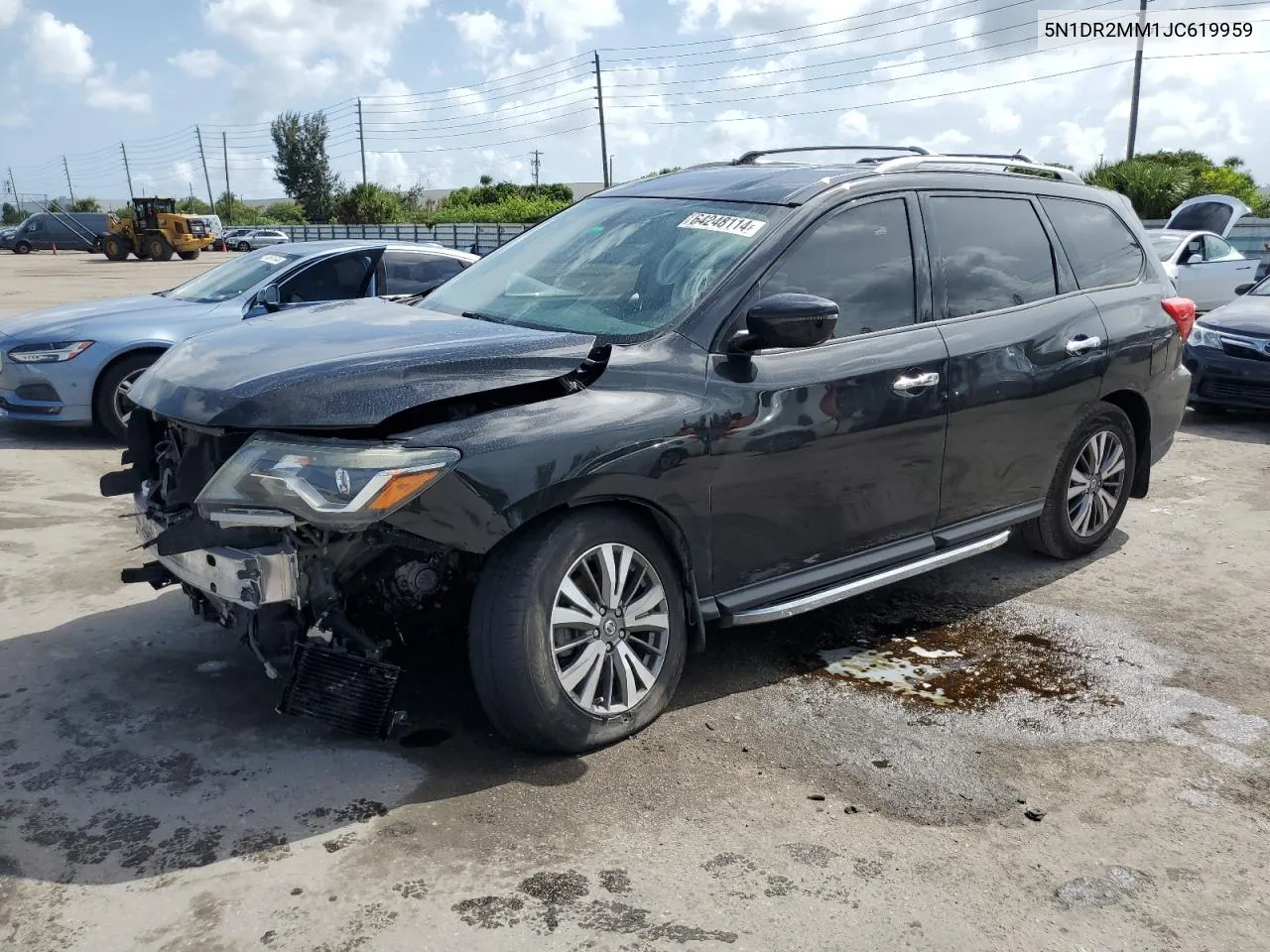 2018 Nissan Pathfinder S VIN: 5N1DR2MM1JC619959 Lot: 64248114