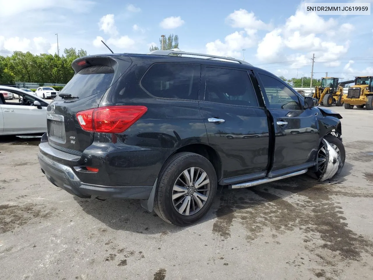 2018 Nissan Pathfinder S VIN: 5N1DR2MM1JC619959 Lot: 64248114