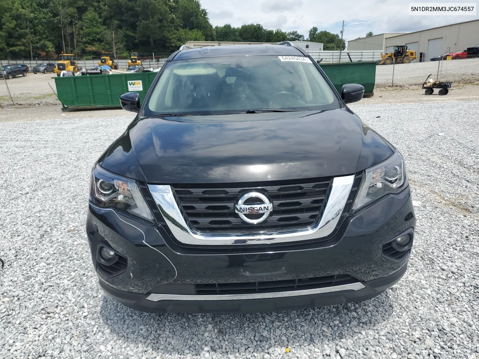 2018 Nissan Pathfinder S VIN: 5N1DR2MM3JC674557 Lot: 64249434