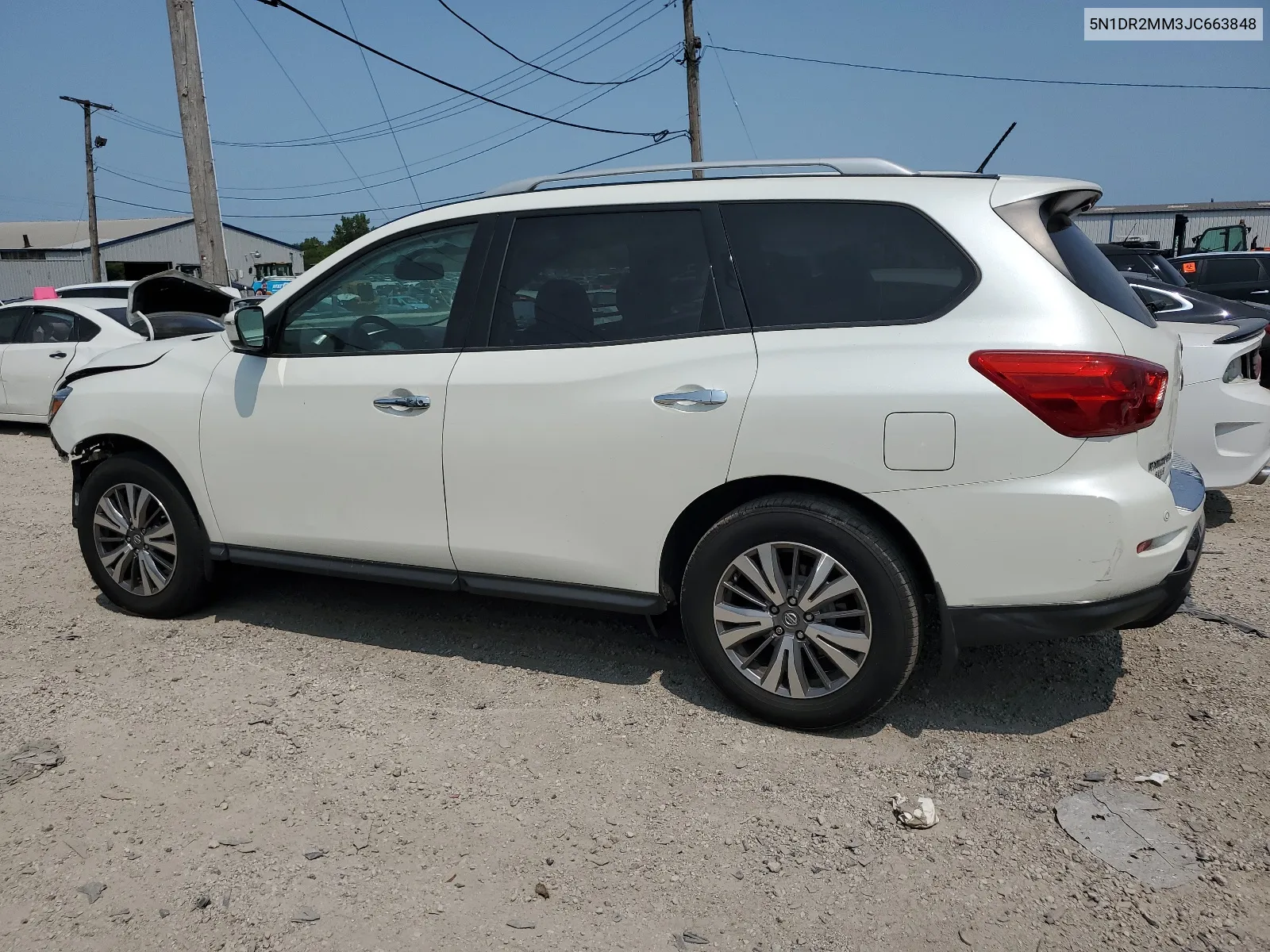 2018 Nissan Pathfinder S VIN: 5N1DR2MM3JC663848 Lot: 64591394