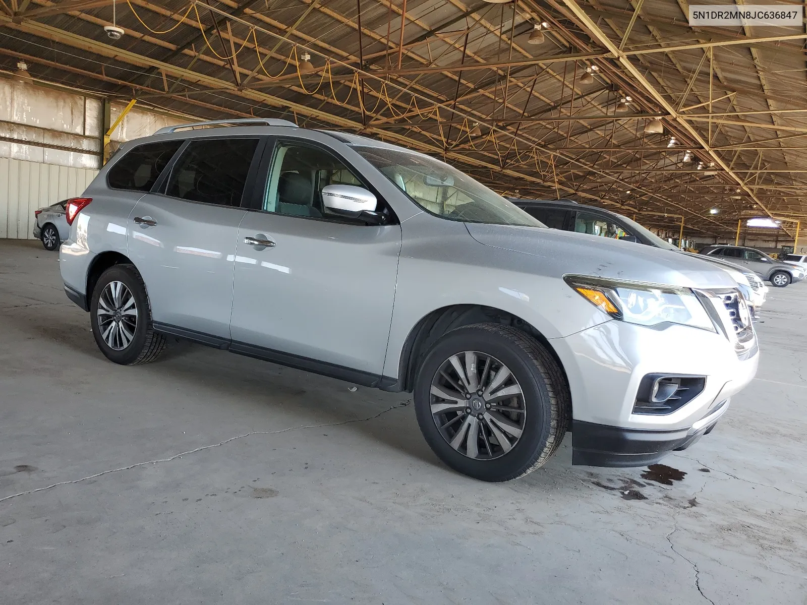 2018 Nissan Pathfinder S VIN: 5N1DR2MN8JC636847 Lot: 66557214