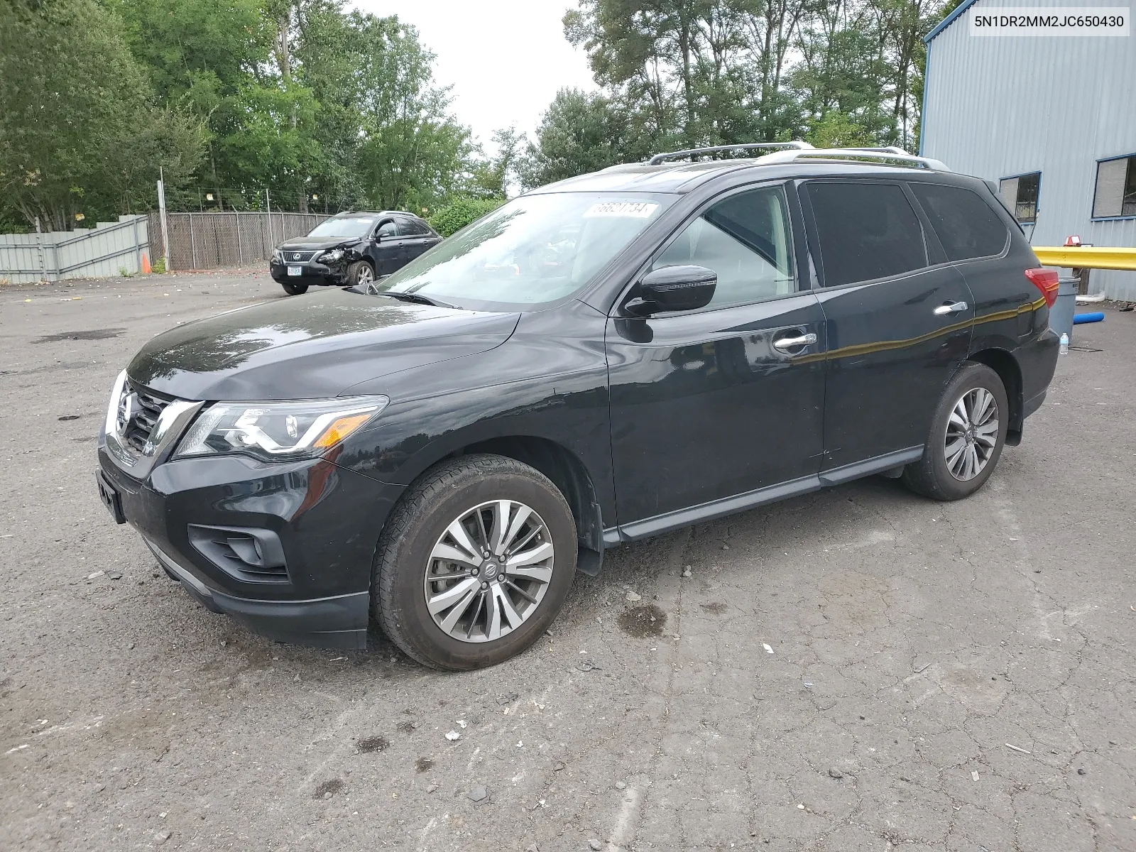 2018 Nissan Pathfinder S VIN: 5N1DR2MM2JC650430 Lot: 66621734