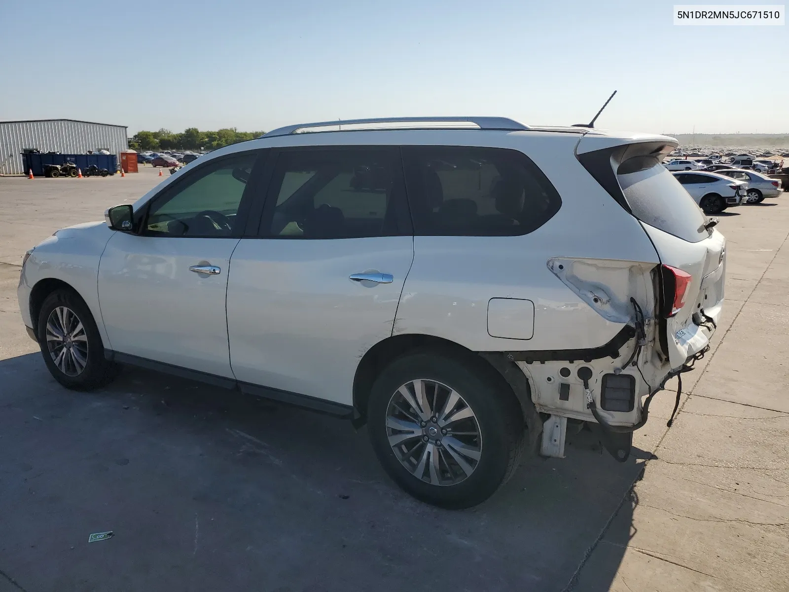 2018 Nissan Pathfinder S VIN: 5N1DR2MN5JC671510 Lot: 66882934