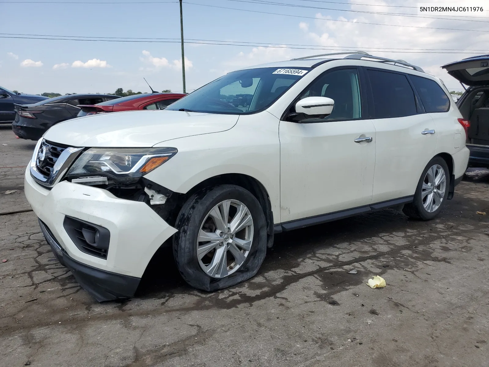 5N1DR2MN4JC611976 2018 Nissan Pathfinder S