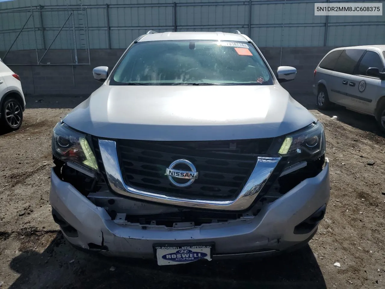 2018 Nissan Pathfinder S VIN: 5N1DR2MM8JC608375 Lot: 67516714