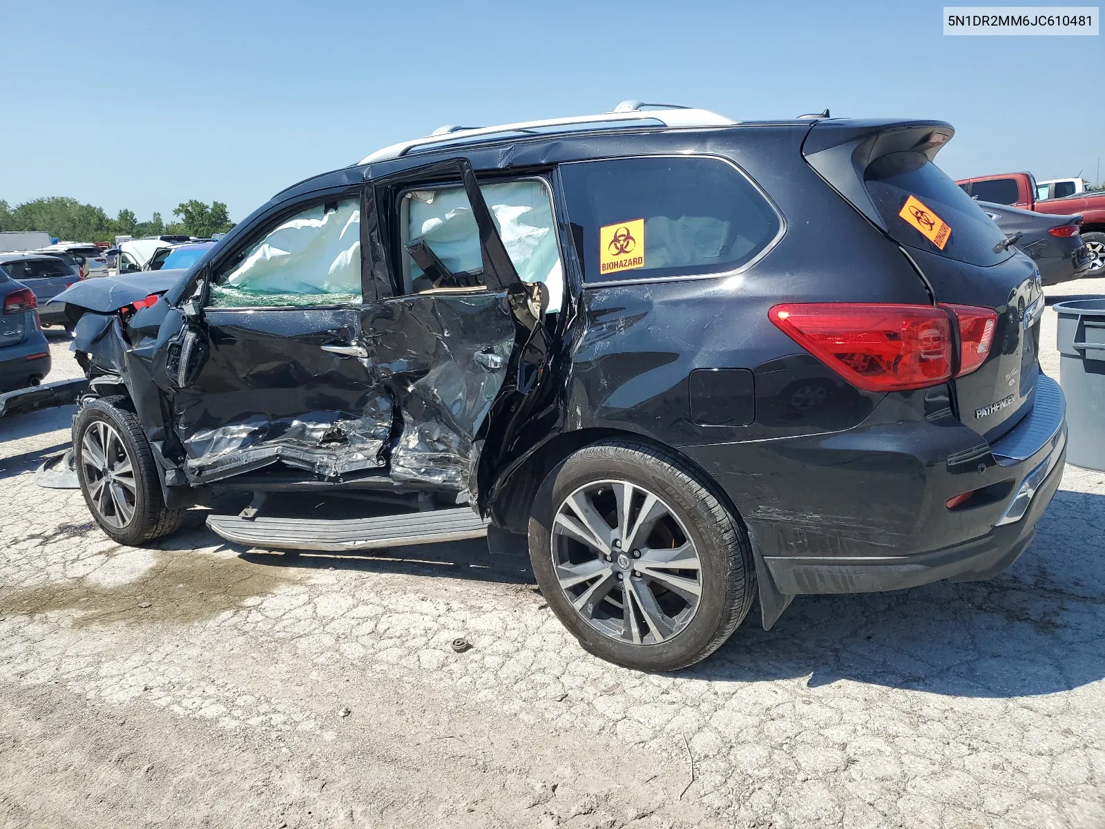 2018 Nissan Pathfinder S VIN: 5N1DR2MM6JC610481 Lot: 67685864