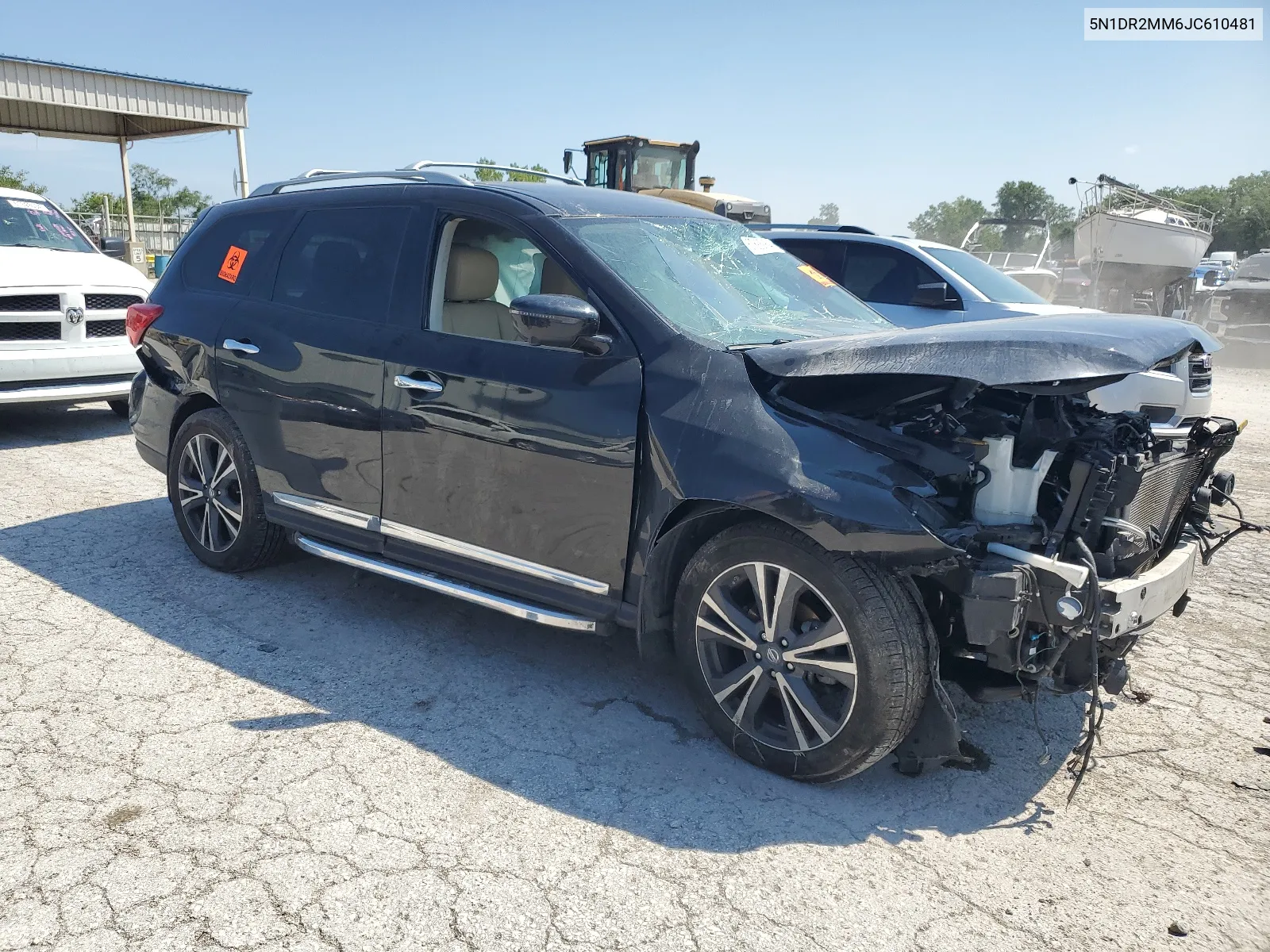 2018 Nissan Pathfinder S VIN: 5N1DR2MM6JC610481 Lot: 67685864