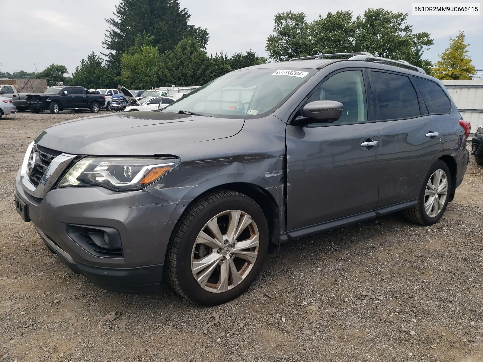 5N1DR2MM9JC666415 2018 Nissan Pathfinder S