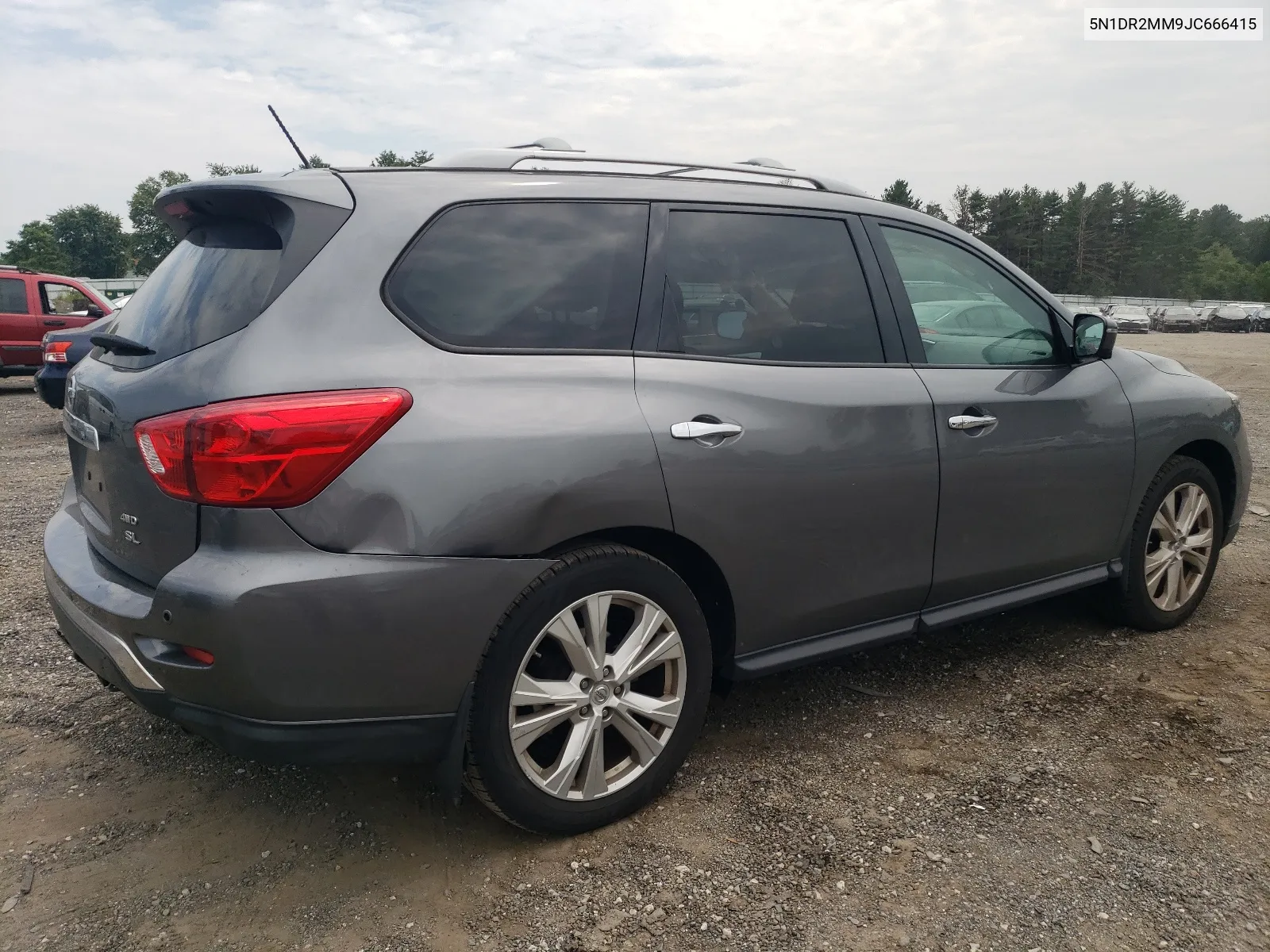 2018 Nissan Pathfinder S VIN: 5N1DR2MM9JC666415 Lot: 67798284