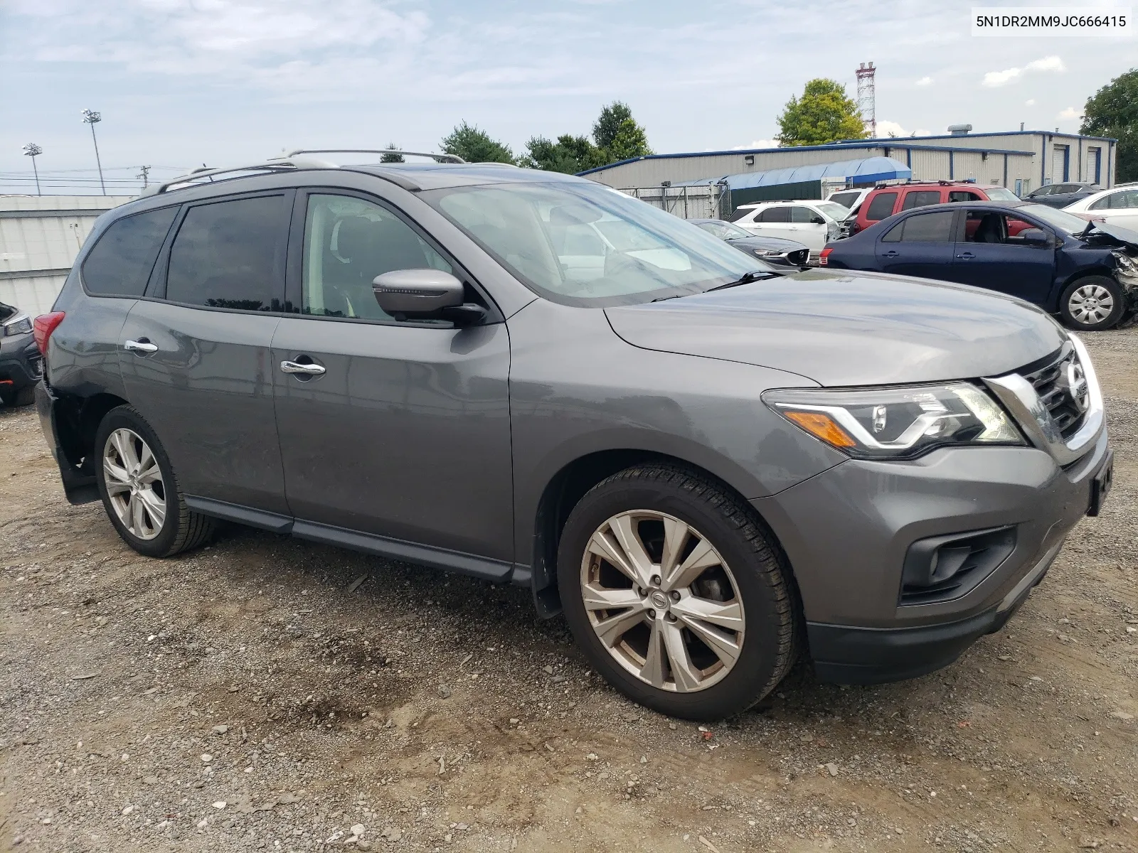 2018 Nissan Pathfinder S VIN: 5N1DR2MM9JC666415 Lot: 67798284