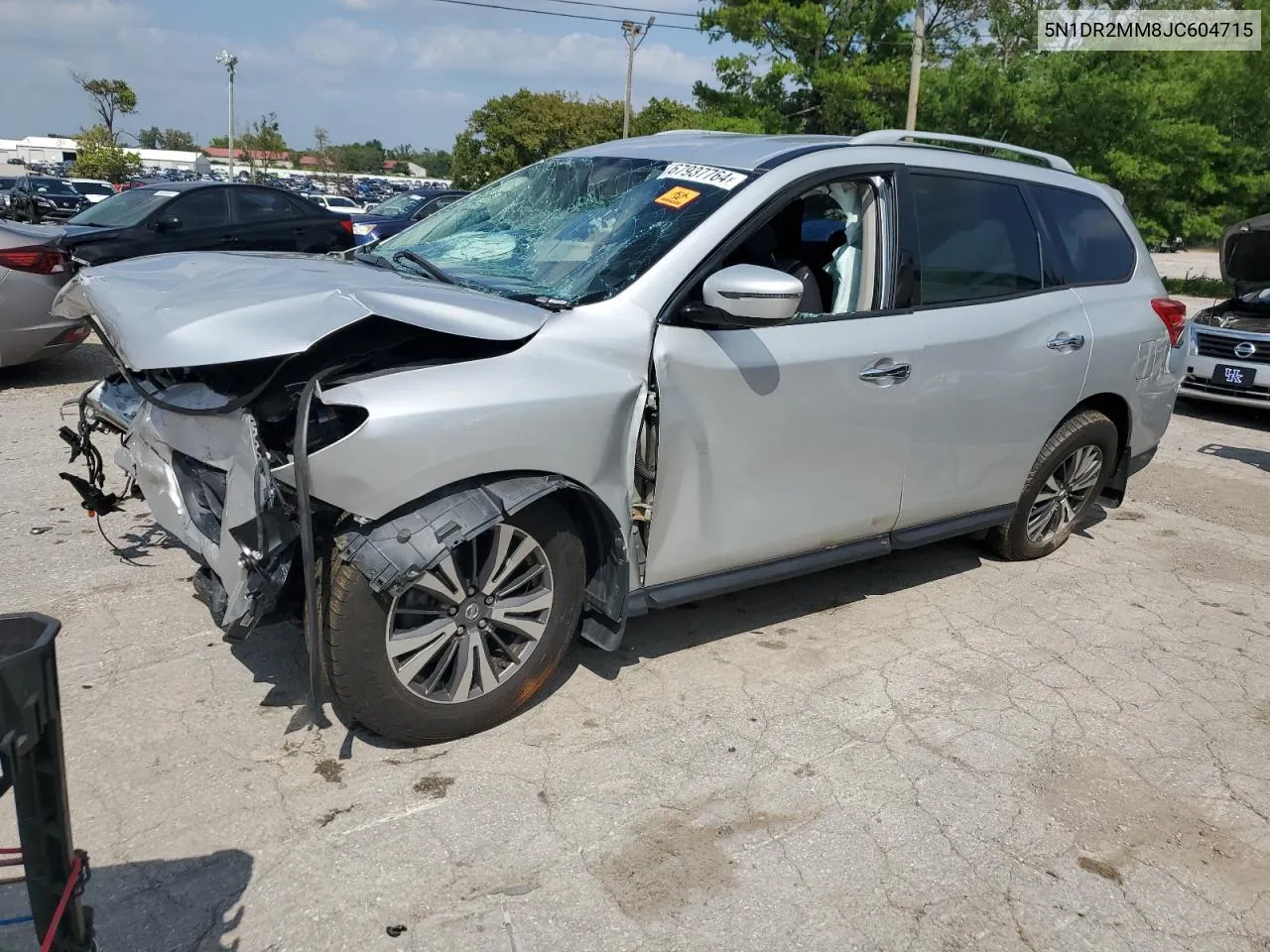 2018 Nissan Pathfinder S VIN: 5N1DR2MM8JC604715 Lot: 67937764