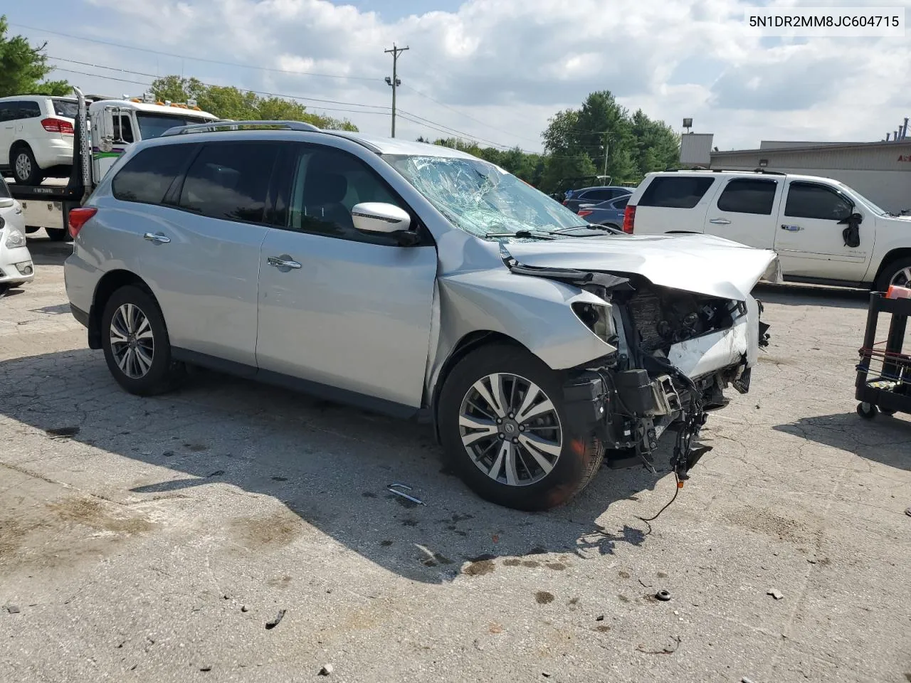 5N1DR2MM8JC604715 2018 Nissan Pathfinder S