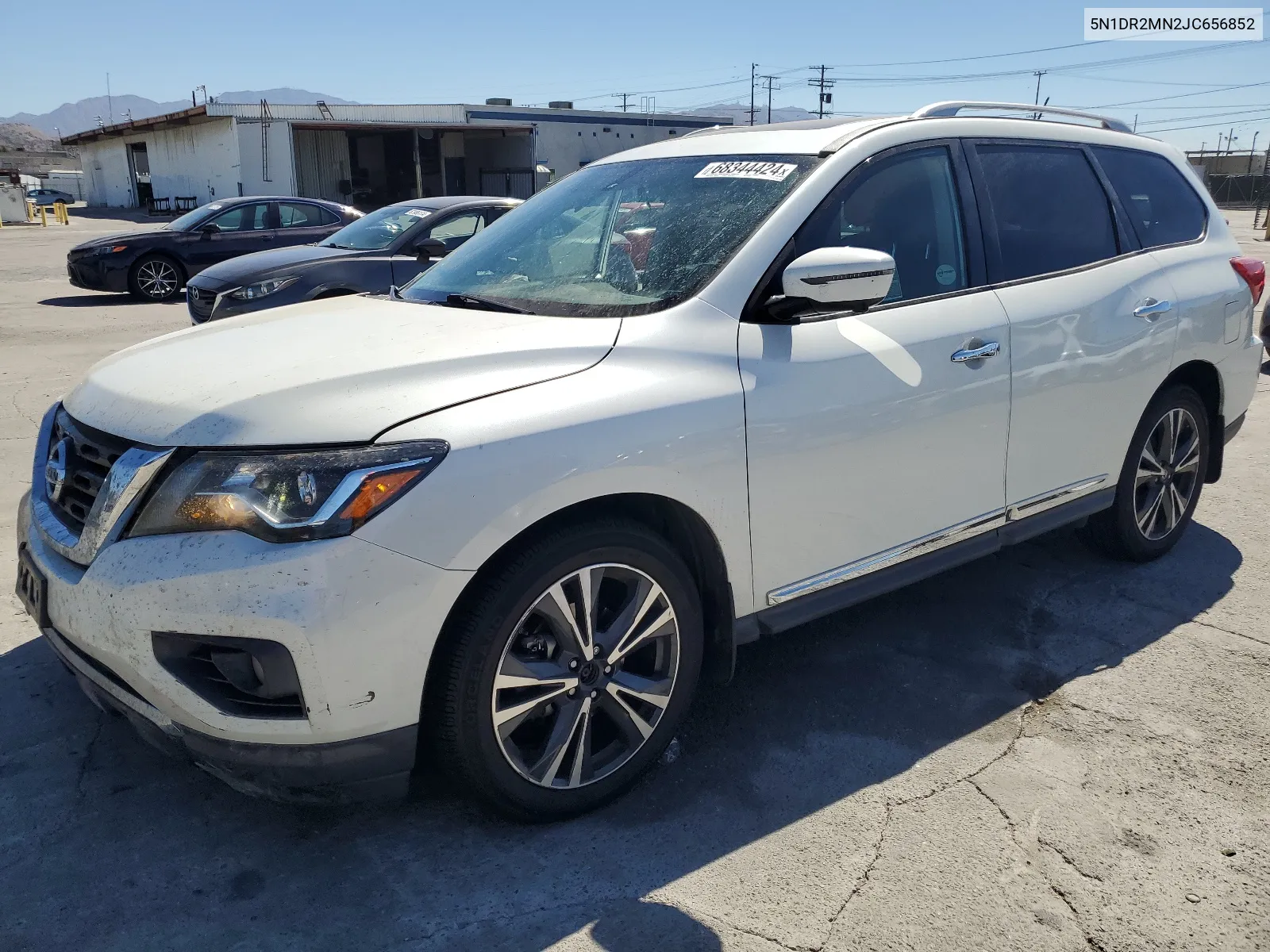 2018 Nissan Pathfinder S VIN: 5N1DR2MN2JC656852 Lot: 68344424