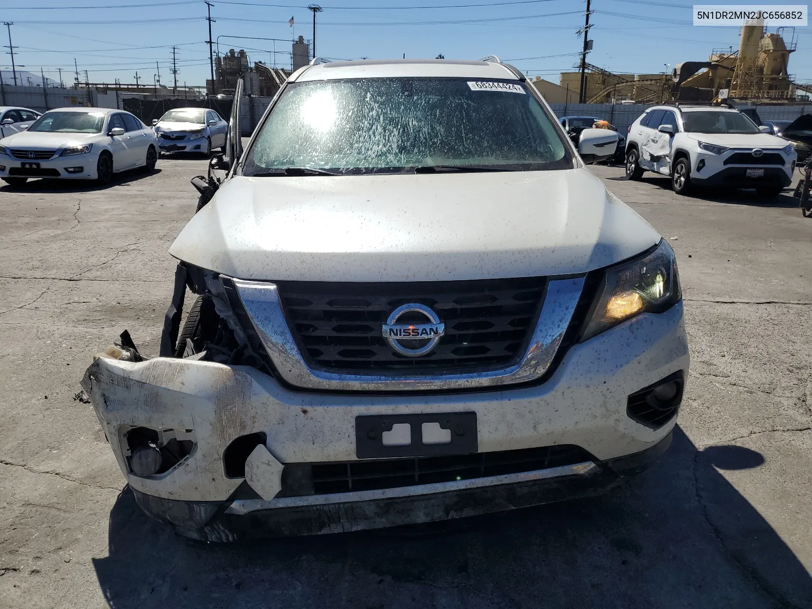 2018 Nissan Pathfinder S VIN: 5N1DR2MN2JC656852 Lot: 68344424