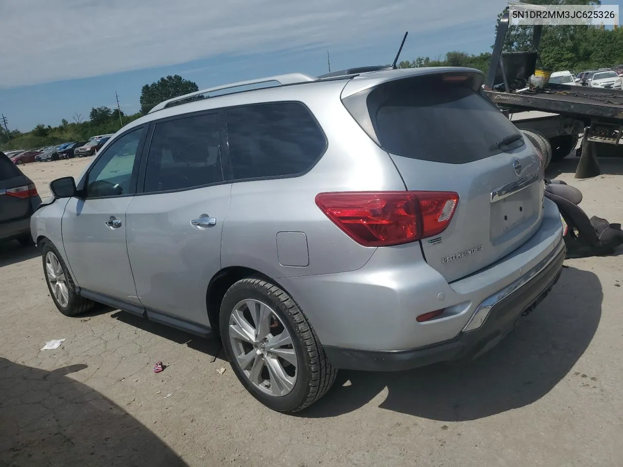 2018 Nissan Pathfinder S VIN: 5N1DR2MM3JC625326 Lot: 68442904