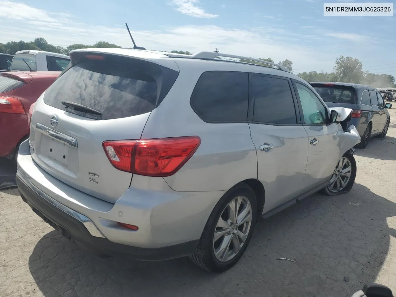 2018 Nissan Pathfinder S VIN: 5N1DR2MM3JC625326 Lot: 68442904