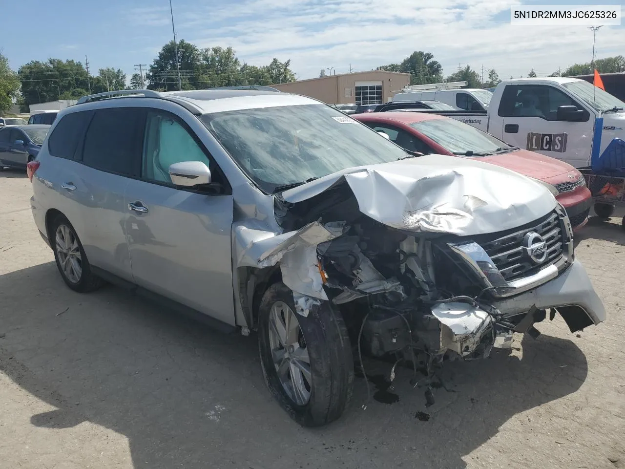 2018 Nissan Pathfinder S VIN: 5N1DR2MM3JC625326 Lot: 68442904