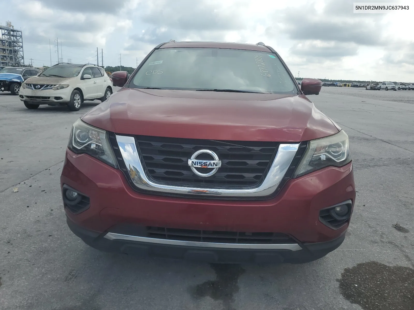 2018 Nissan Pathfinder S VIN: 5N1DR2MN9JC637943 Lot: 68772804