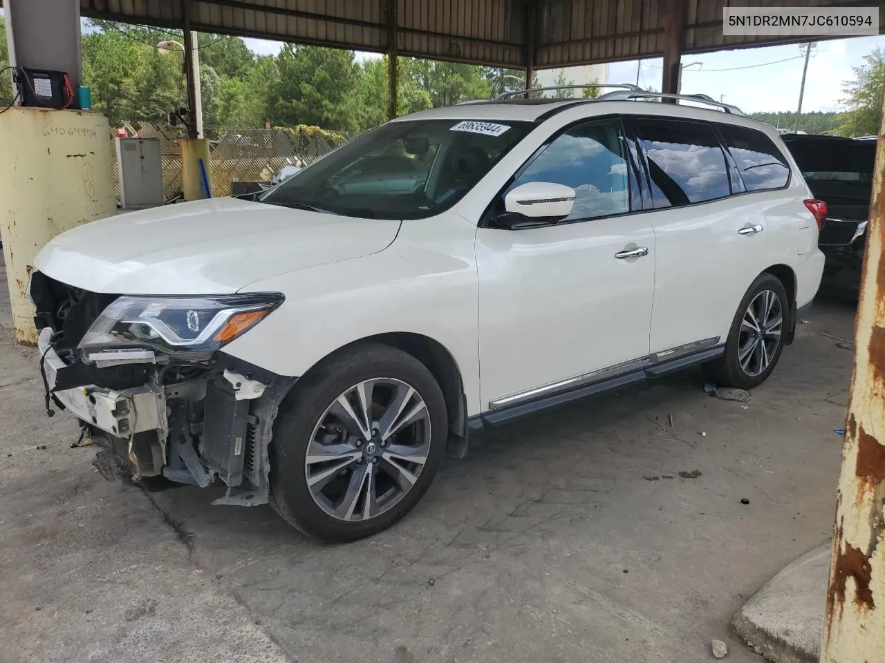 2018 Nissan Pathfinder S VIN: 5N1DR2MN7JC610594 Lot: 69635944