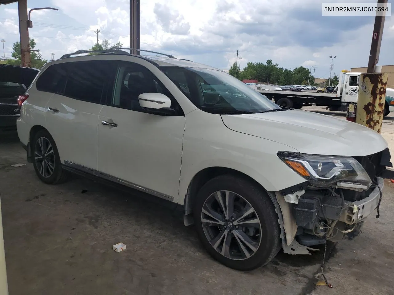 2018 Nissan Pathfinder S VIN: 5N1DR2MN7JC610594 Lot: 69635944