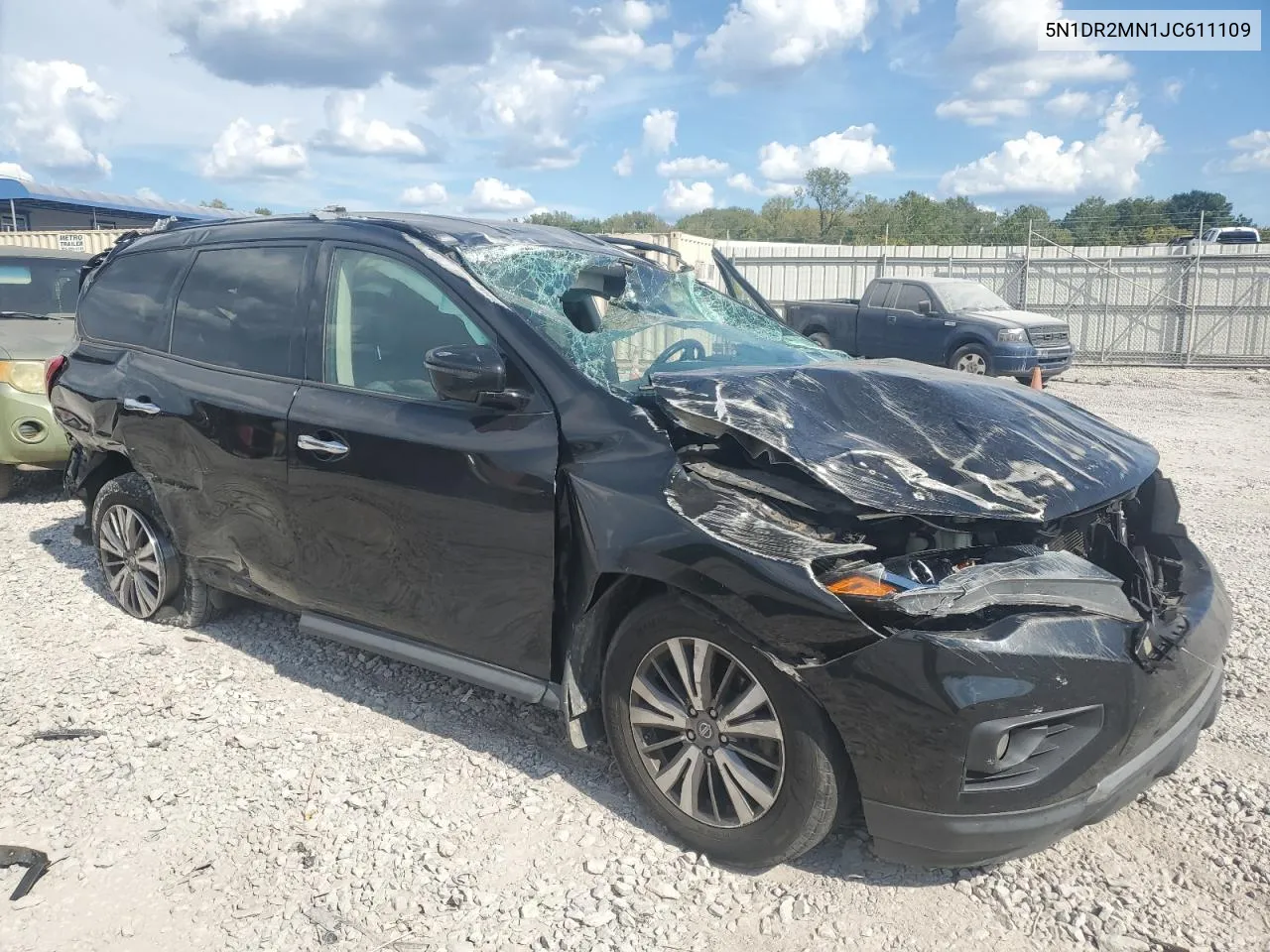 2018 Nissan Pathfinder S VIN: 5N1DR2MN1JC611109 Lot: 69955324