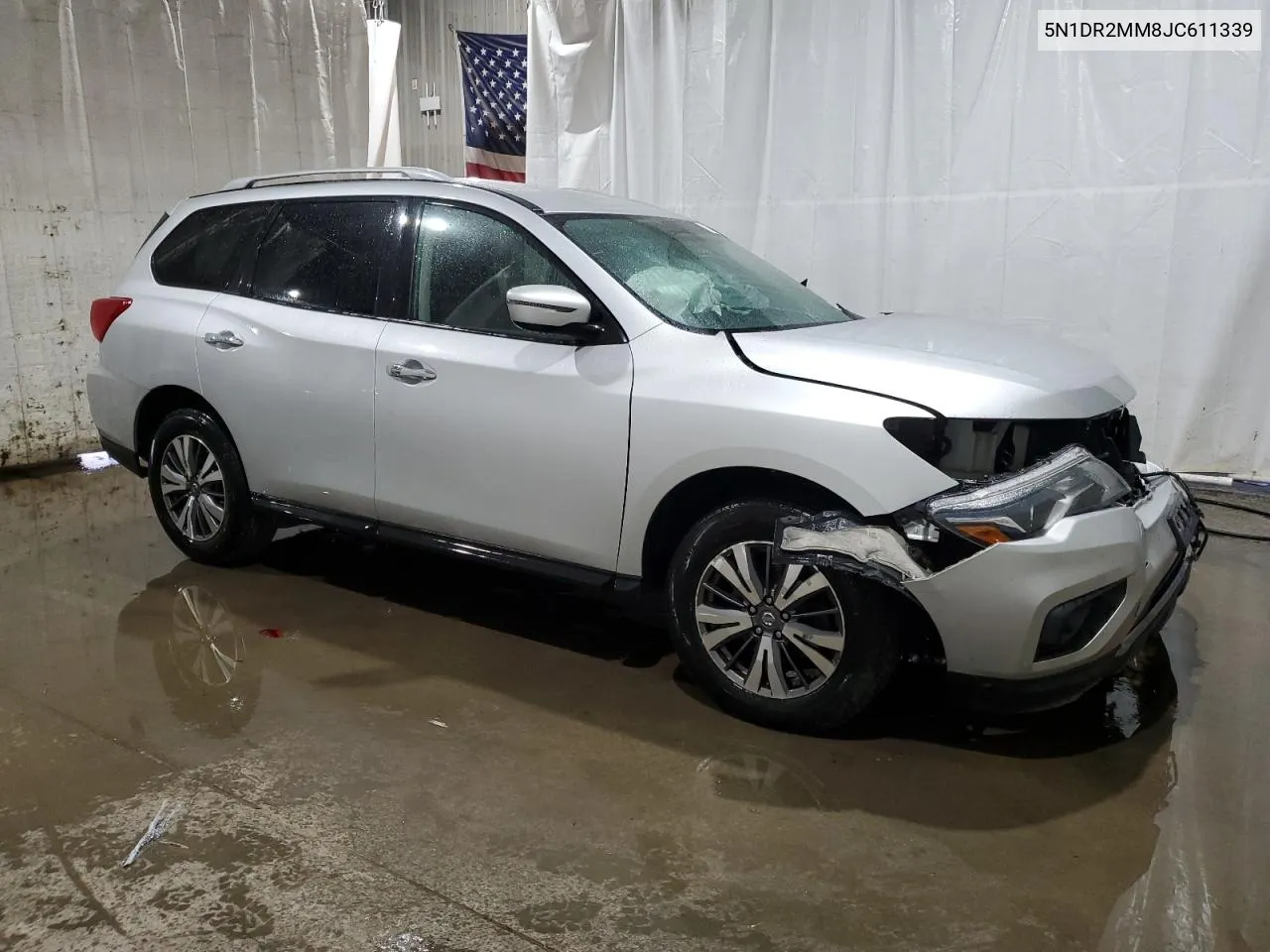 2018 Nissan Pathfinder S VIN: 5N1DR2MM8JC611339 Lot: 70611184