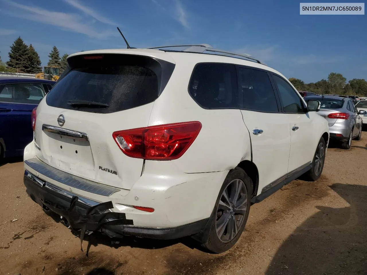 5N1DR2MN7JC650089 2018 Nissan Pathfinder S