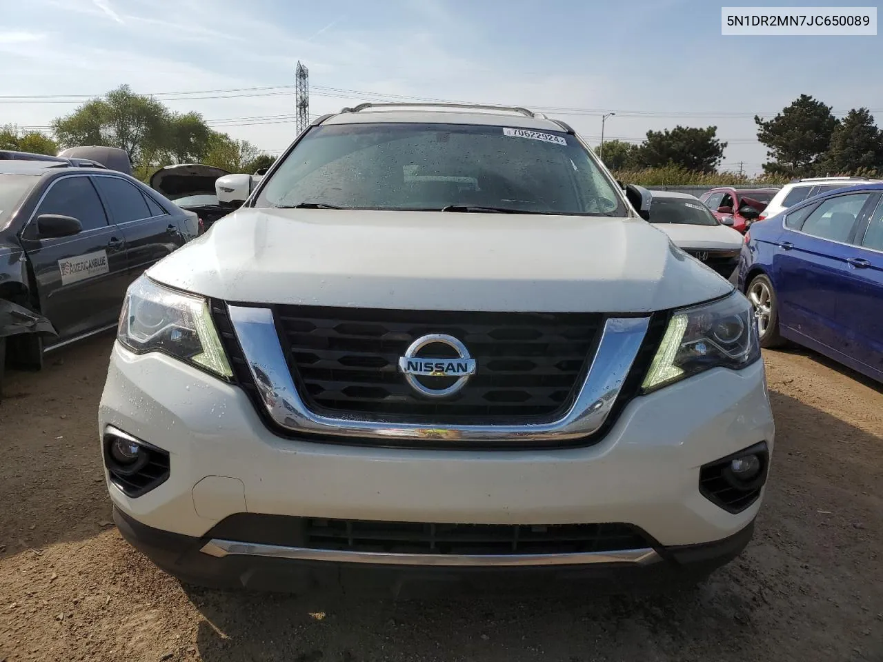 5N1DR2MN7JC650089 2018 Nissan Pathfinder S