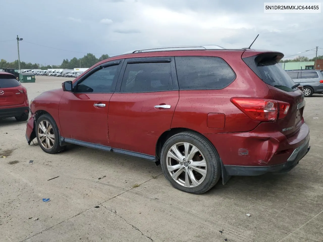 2018 Nissan Pathfinder S VIN: 5N1DR2MMXJC644455 Lot: 70663714