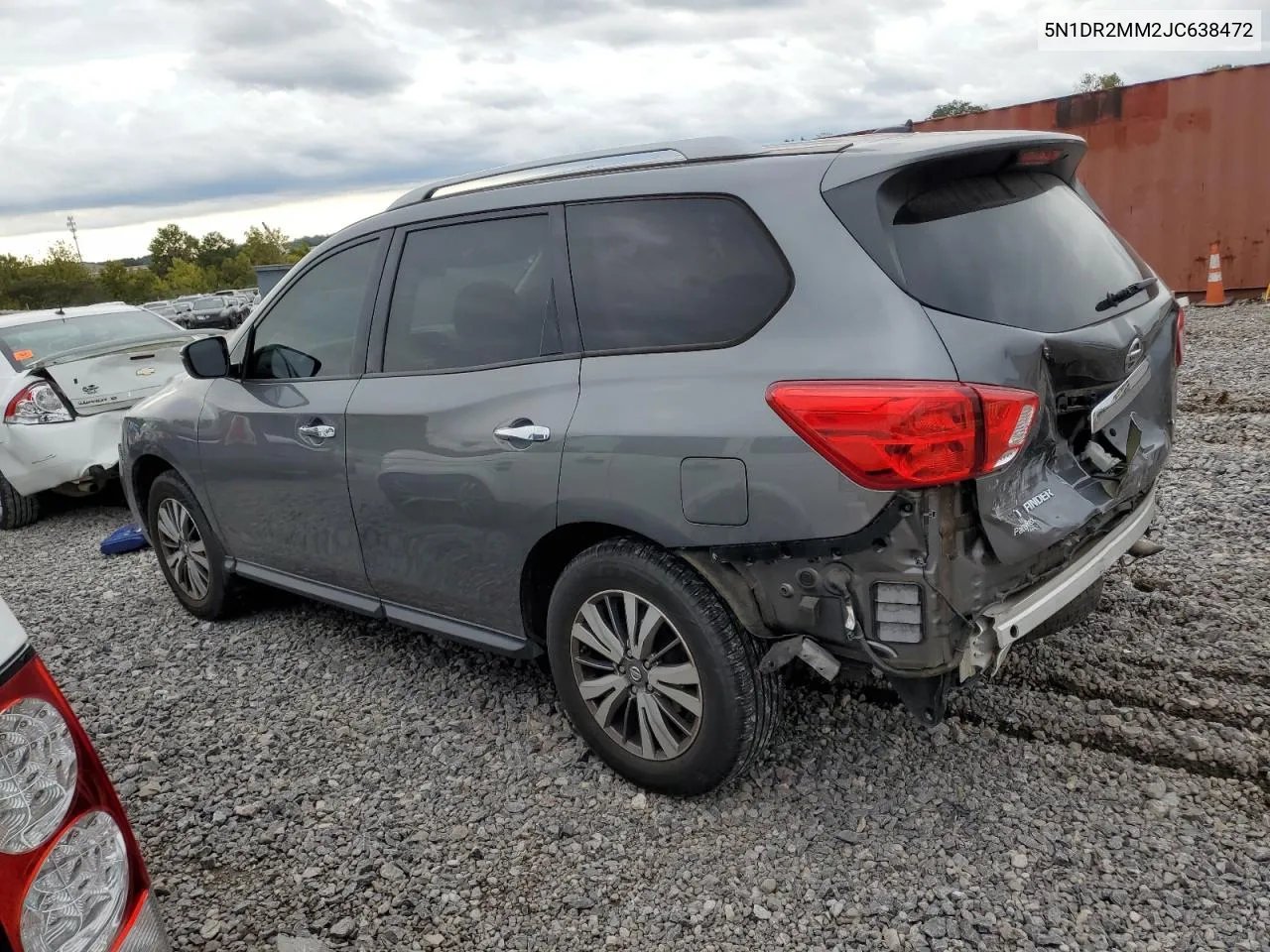 5N1DR2MM2JC638472 2018 Nissan Pathfinder S