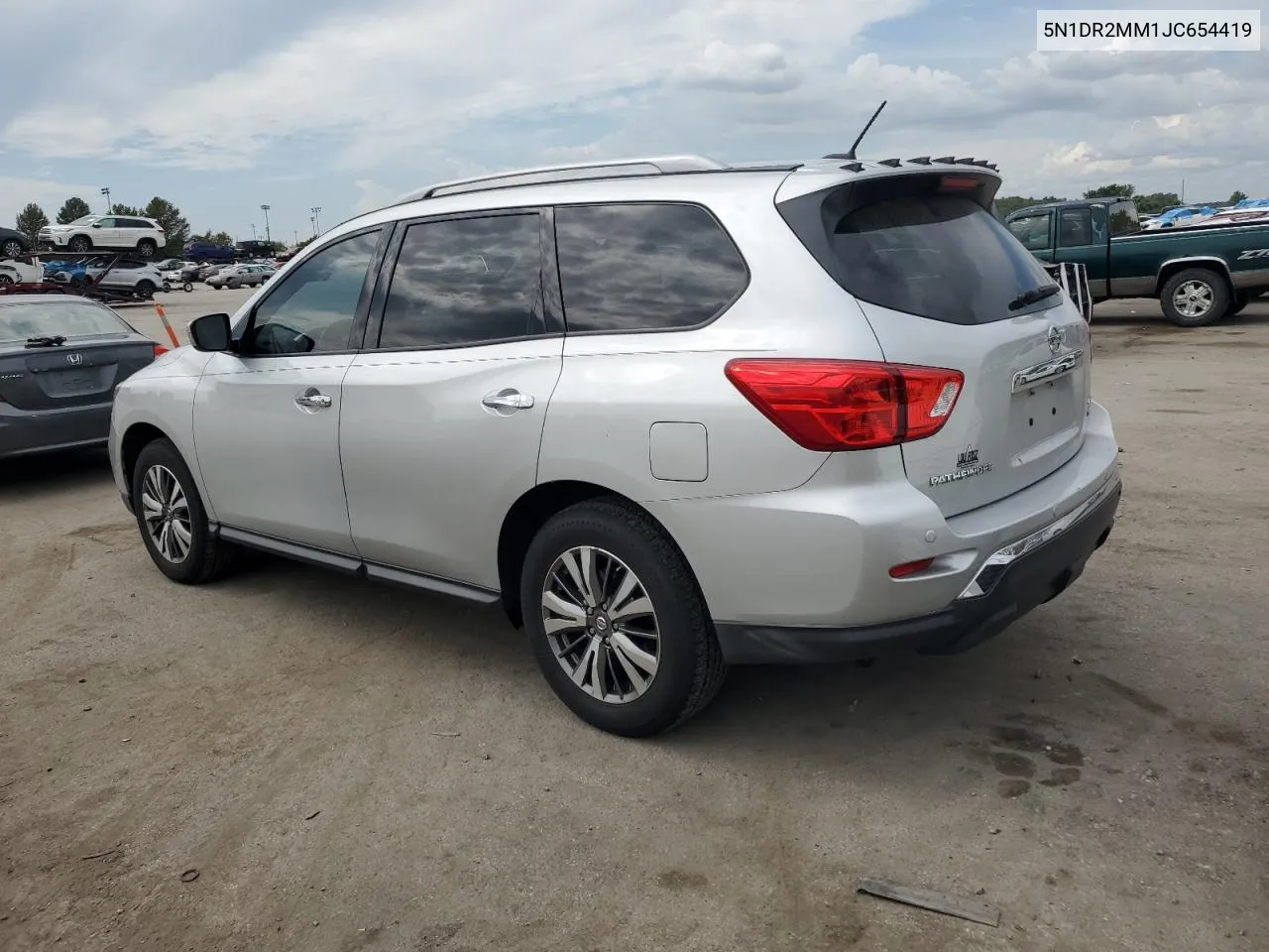 5N1DR2MM1JC654419 2018 Nissan Pathfinder S