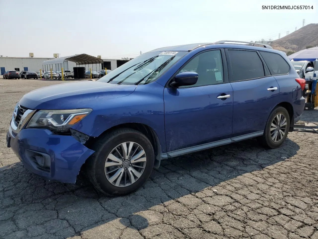 2018 Nissan Pathfinder S VIN: 5N1DR2MN0JC657014 Lot: 71504174