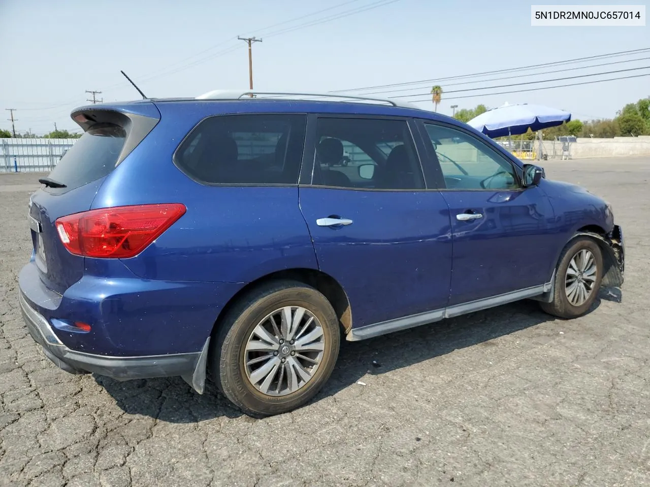 2018 Nissan Pathfinder S VIN: 5N1DR2MN0JC657014 Lot: 71504174