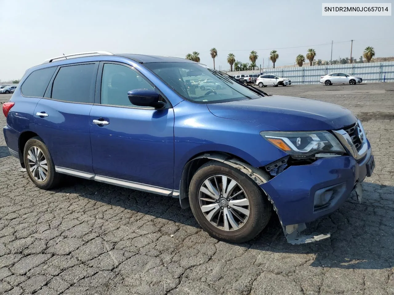 2018 Nissan Pathfinder S VIN: 5N1DR2MN0JC657014 Lot: 71504174