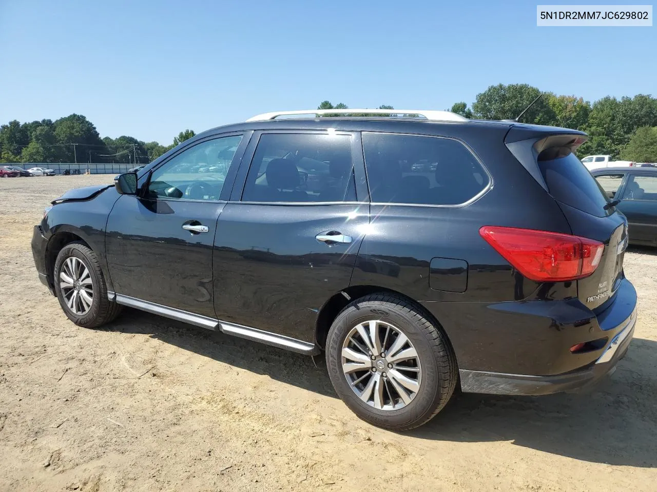 2018 Nissan Pathfinder S VIN: 5N1DR2MM7JC629802 Lot: 71525464