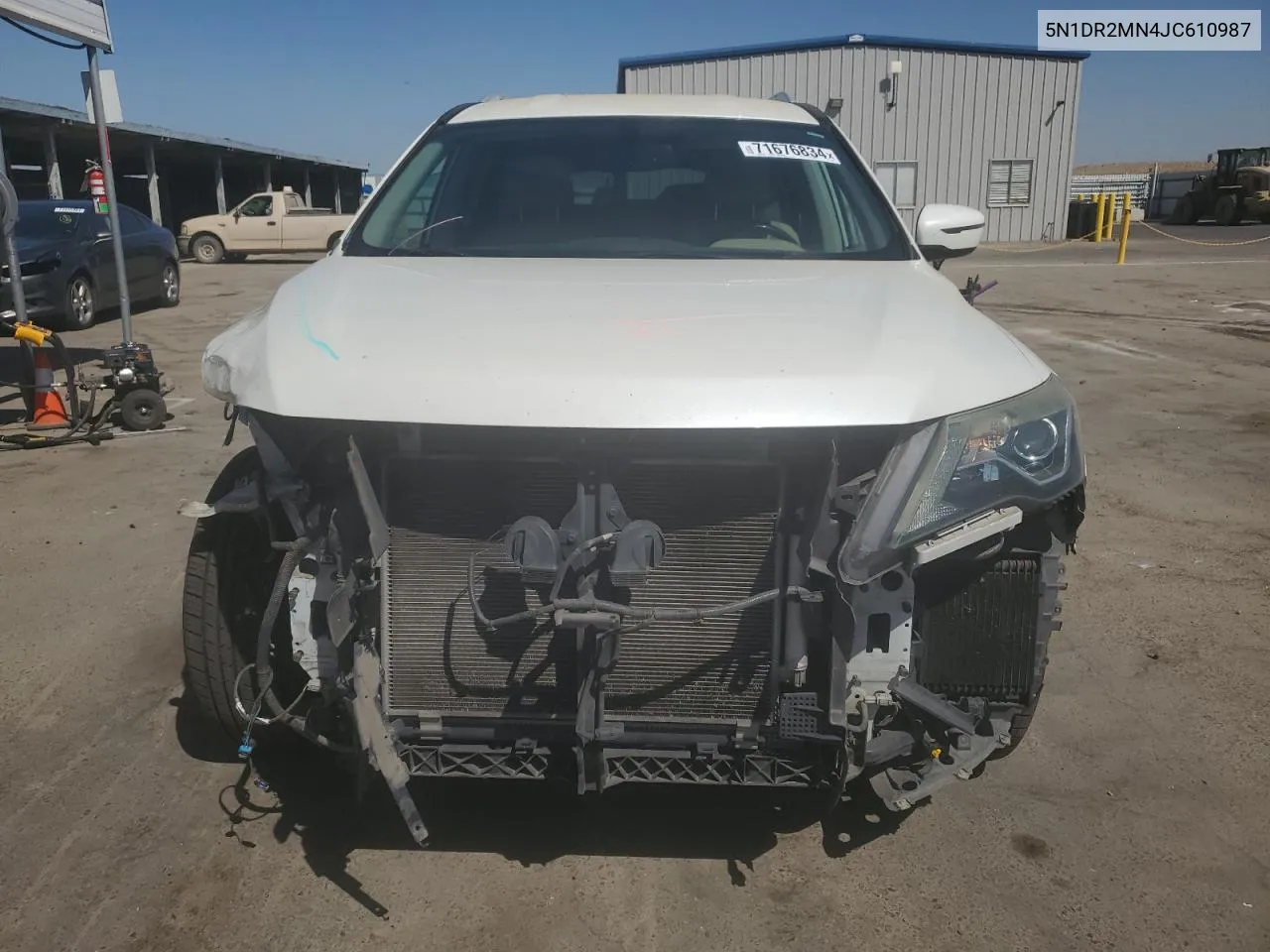 2018 Nissan Pathfinder S VIN: 5N1DR2MN4JC610987 Lot: 71676834