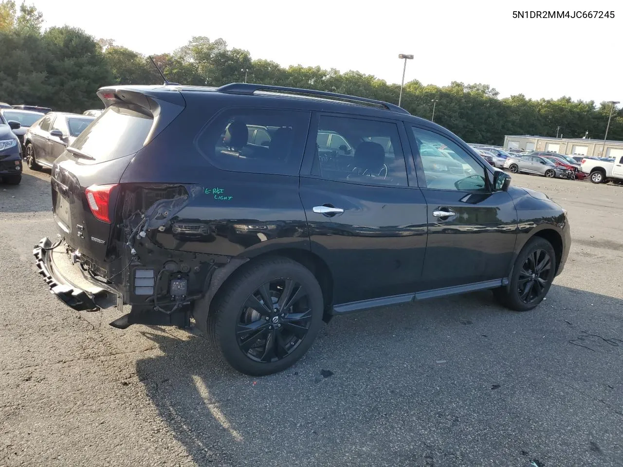 2018 Nissan Pathfinder S VIN: 5N1DR2MM4JC667245 Lot: 71850344